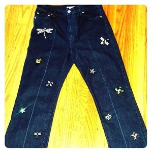 Vintage blue jeans
